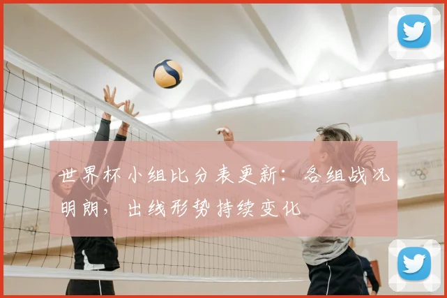 世界杯小组比分表更新:各组战况明朗,出线形势持续变化