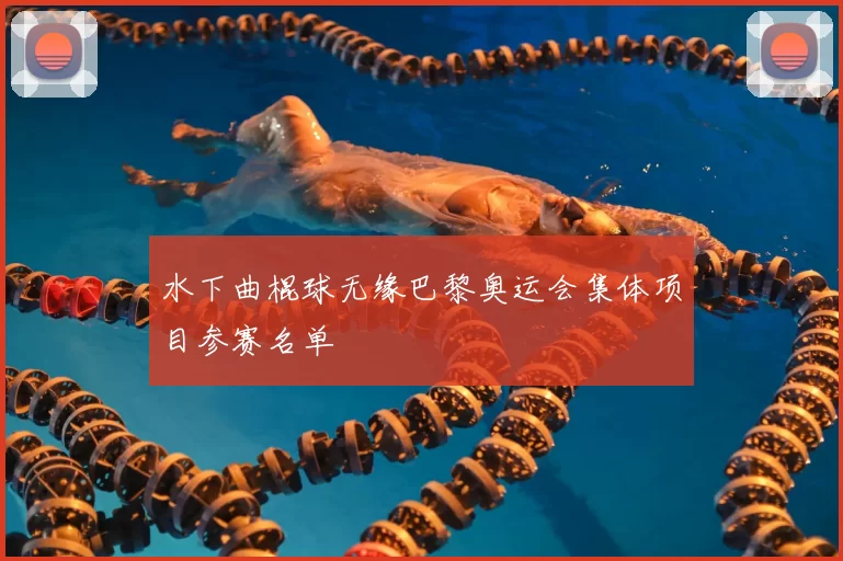 水下曲棍球无缘巴黎奥运会集体项目参赛名单